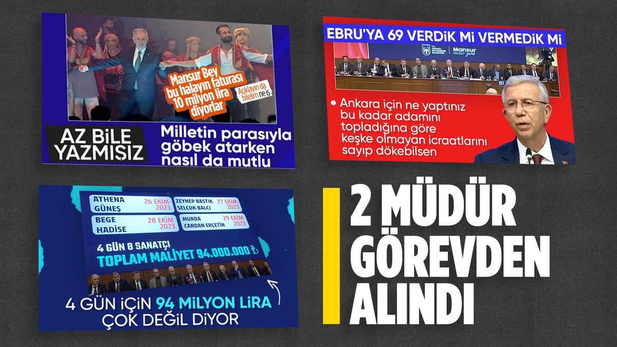 SON DAKİKA! ABB’de konser harcaması soruşturmasında 2 kişi görevden alındı