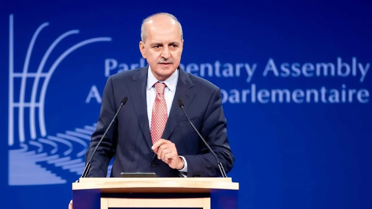 TBMM Başkanı Numan Kurtulmuş: Terör örgütleri bütünüyle Suriye topraklarından temizlenmeli