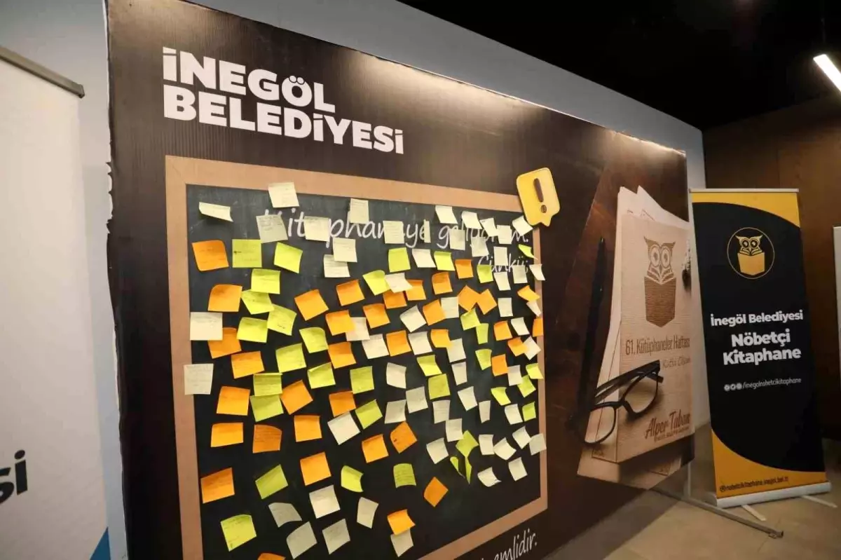 İnegöl’de Kütüphaneler Haftası Etkinlikleri: Nöbetçi Kitaphaneler ‘En’lerini Belirledi